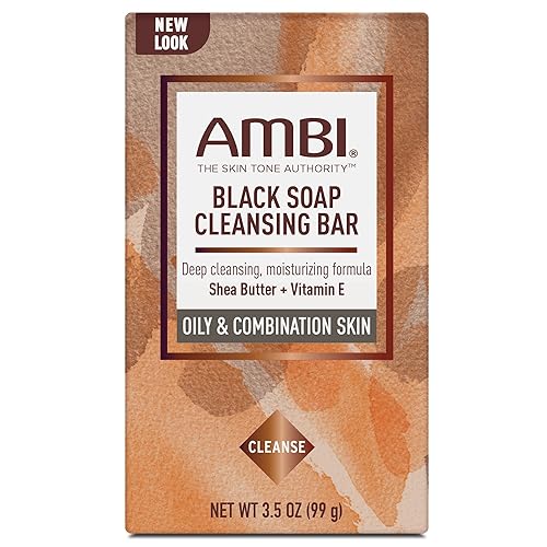 Ambi Cleansing Bar Soap With Shea Butter - 3.5Oz Moisturizing Skin Cleanser