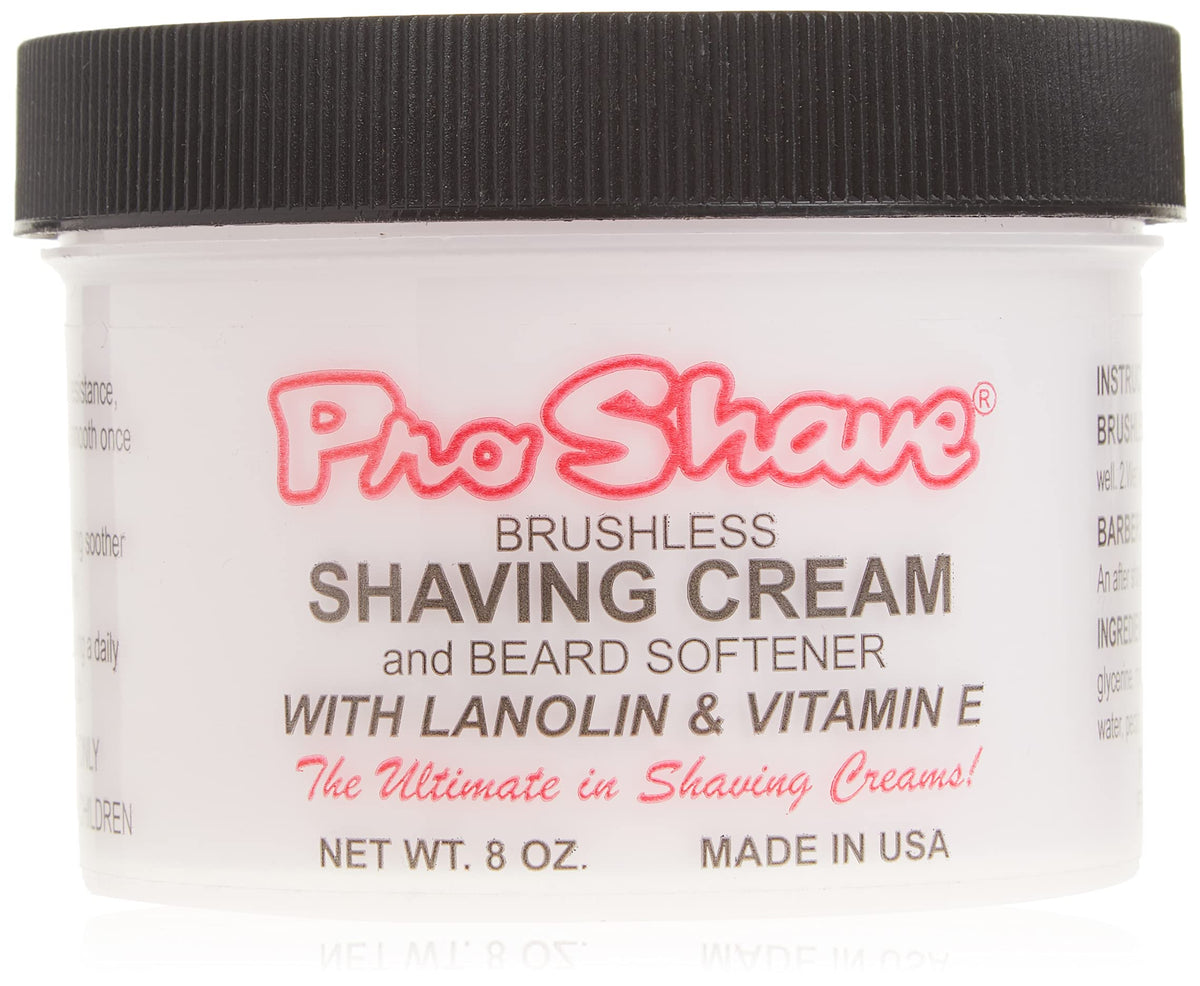 Shave Pro Pro-Shave Shaving Cream, 8 Ounce - Smooth, Moisturizing Formula For Men