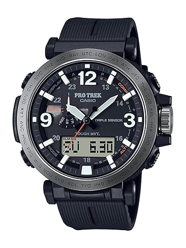 Casio Pro Trek Prw-6611Y-1Cr Tough Solar Watch For Men - Black Outdoor Timepiece