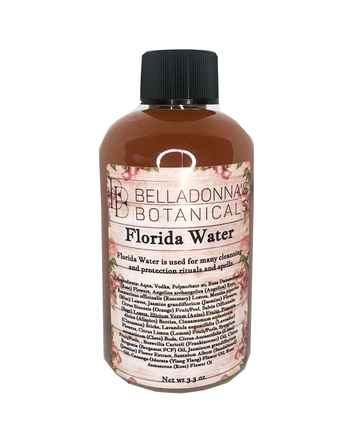 Belladonnasbotanical Florida Water - Refreshing Aromatic Essence For Spiritual Cleansing