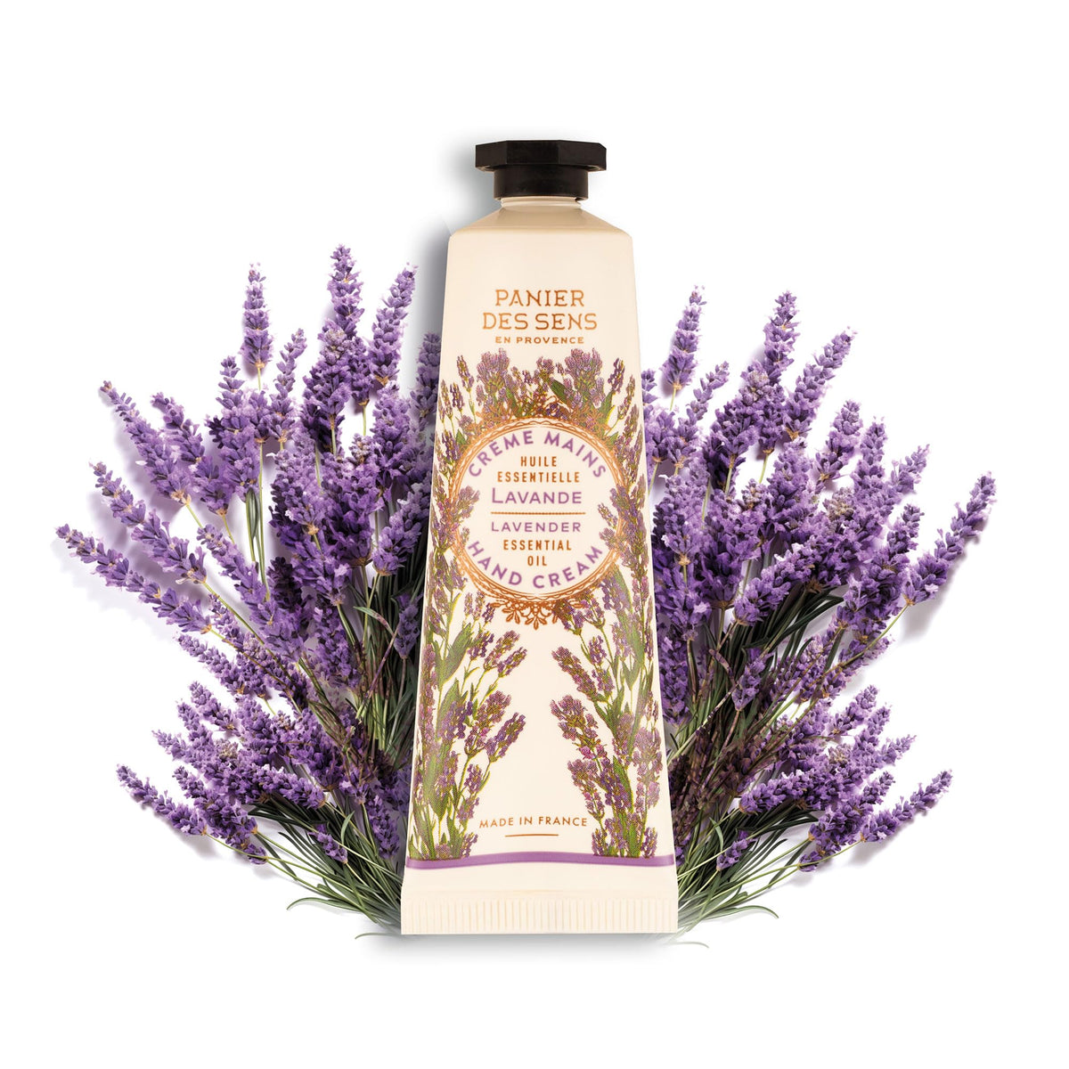 Panier Des Sens Lavender Hand Cream - Travel Size 1Oz, 97% Natural, Shea Butter & Olive Oil