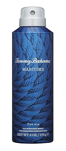 Tommy Bahama Maritime Body Spray, 6 fl. oz. - Refreshing Fragrance for Men, Long-lasting Scent, Perfect for Everyday Use