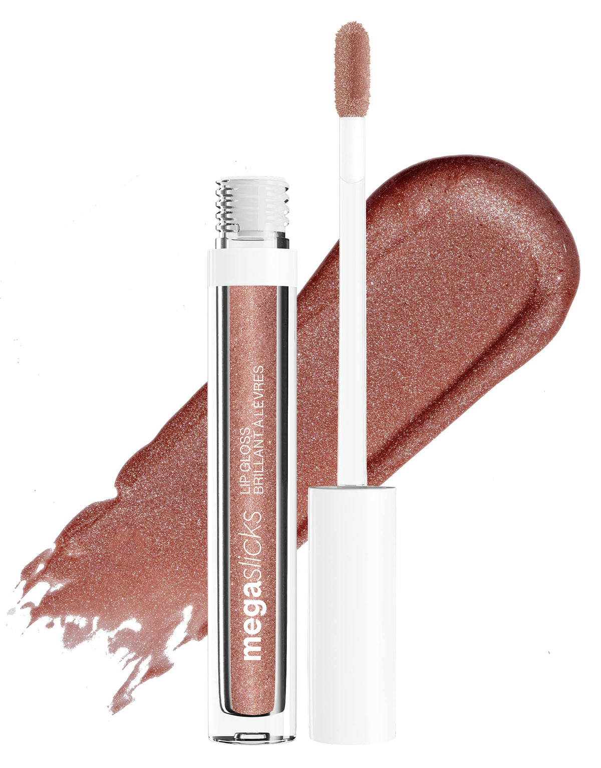 Wet N Wild Mega Slicks Lip Gloss - Long Lasting Hyaluronic Acid, High Shine In Call Me Boss, 0.07 Fl