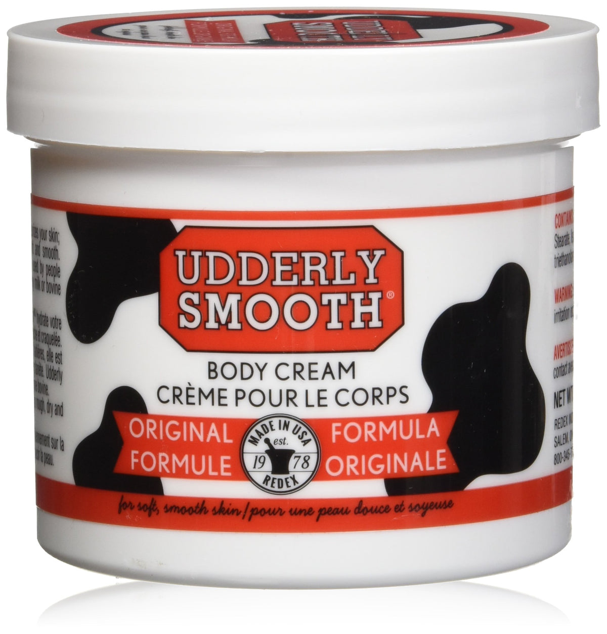 Udderly Smooth Body Cream 12 Oz - Hydrating Moisturizer, Pack Of 6, Plastic, No Color