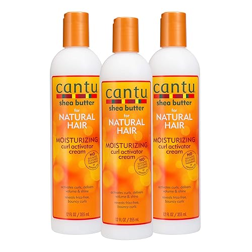 Cantu Shea Butter Moisturizing Curl Activator Cream, 36 Oz, 3-Pack For Natural Hair