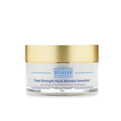 Dr. Denese Triple Strength Neck Wrinkle Smoother With Peptides & Retinol - 4Oz Paraben-Free