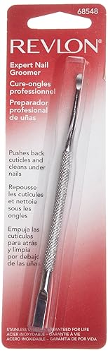 Revlon Stainless Steel Nail Groomer - 1 Count Nail Care Tool For Perfect Manicures