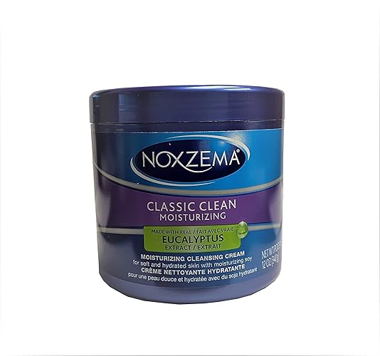 Noxzema Classic Clean Moisturizing Cleansing Cream, 12 Oz, Unisex - Pack Of 3