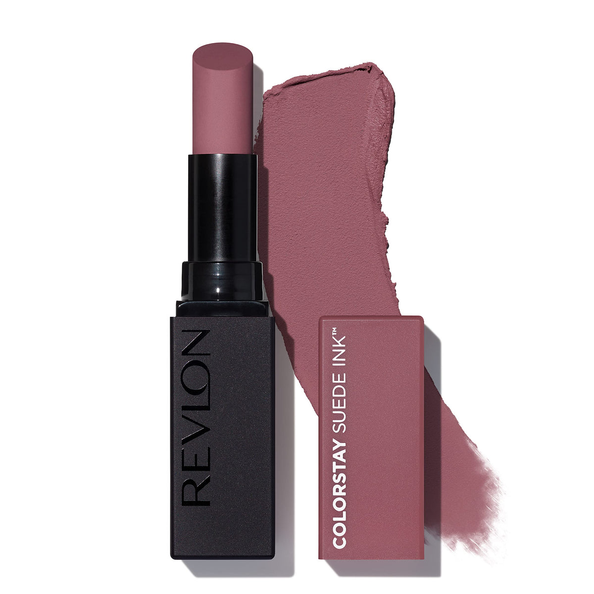 Revlon Colorstay Suede Ink Lipstick, 012 Power Trip, Waterproof, Matte, 0.09 Oz.