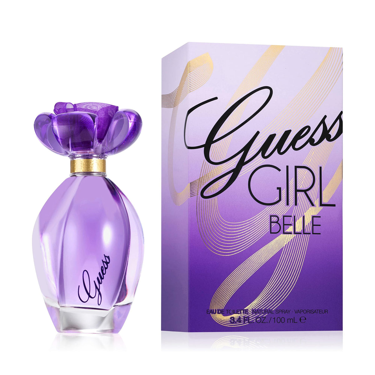 GUESS Girl Belle Eau De Toilette Spray for Women, 3.4 Fl. Oz. - Clear Fragrance, Perfect for Everyday Wear