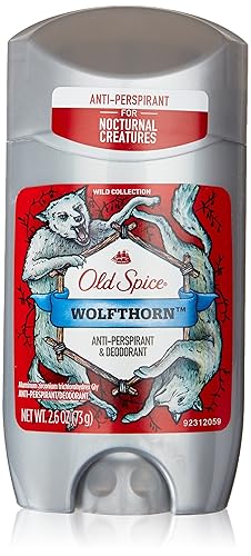 Old Spice Anti-Perspirant Wolfthorn Solid 2.6 Oz (6 Pack) - Long-Lasting Freshness