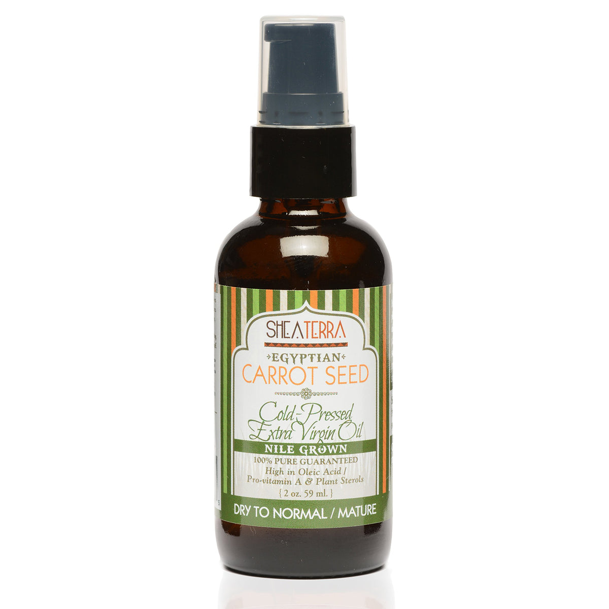 Shea Terra Egyptian Carrot Seed Oil - All Natural, Anti-Aging, 2 oz for Maturing Skin