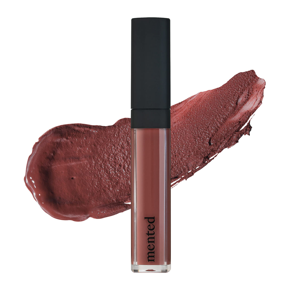 Mented Liquid Lipstick, Velvet Matte Red, Waterproof, Long Lasting, Vegan - Plum On Over, 0.2 Fl Oz