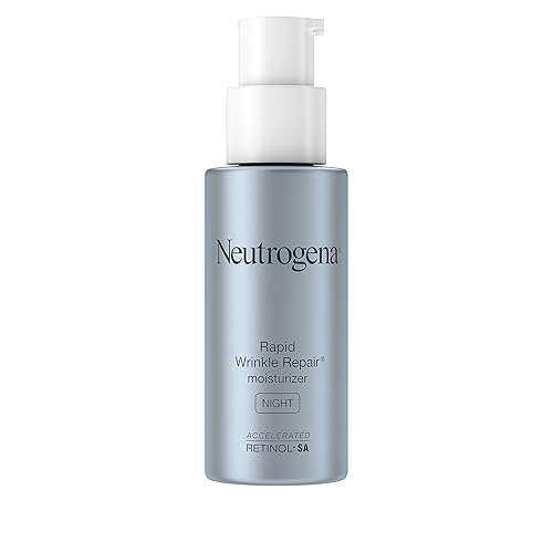 Neutrogena Rapid Wrinkle Repair Retinol Night Moisturizer With Hyaluronic Acid, 3 Fl Oz