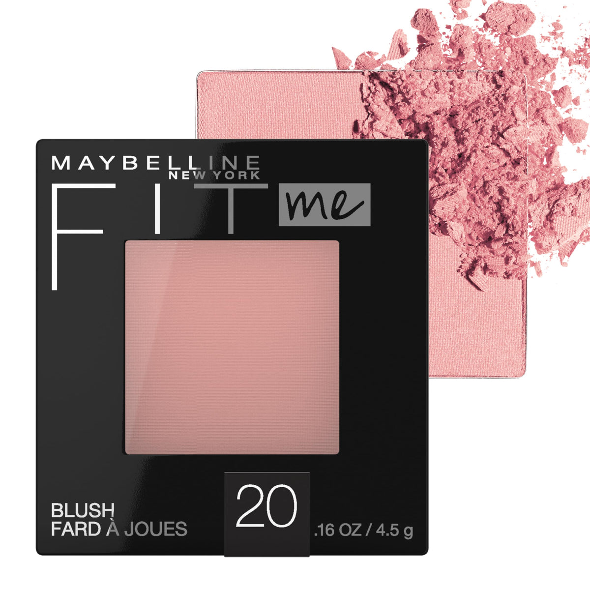 Maybelline Fit Me Powder Blush, Lightweight Mauve Makeup, Long-Lasting, 0.16 Oz