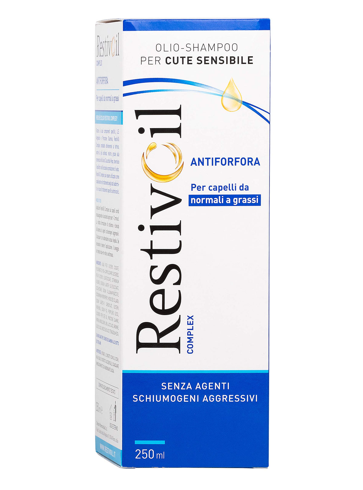 Restivoil Anti-Dandruff Shampoo Complex Oil 250Ml - Nourishing Formula For Healthy Scalp