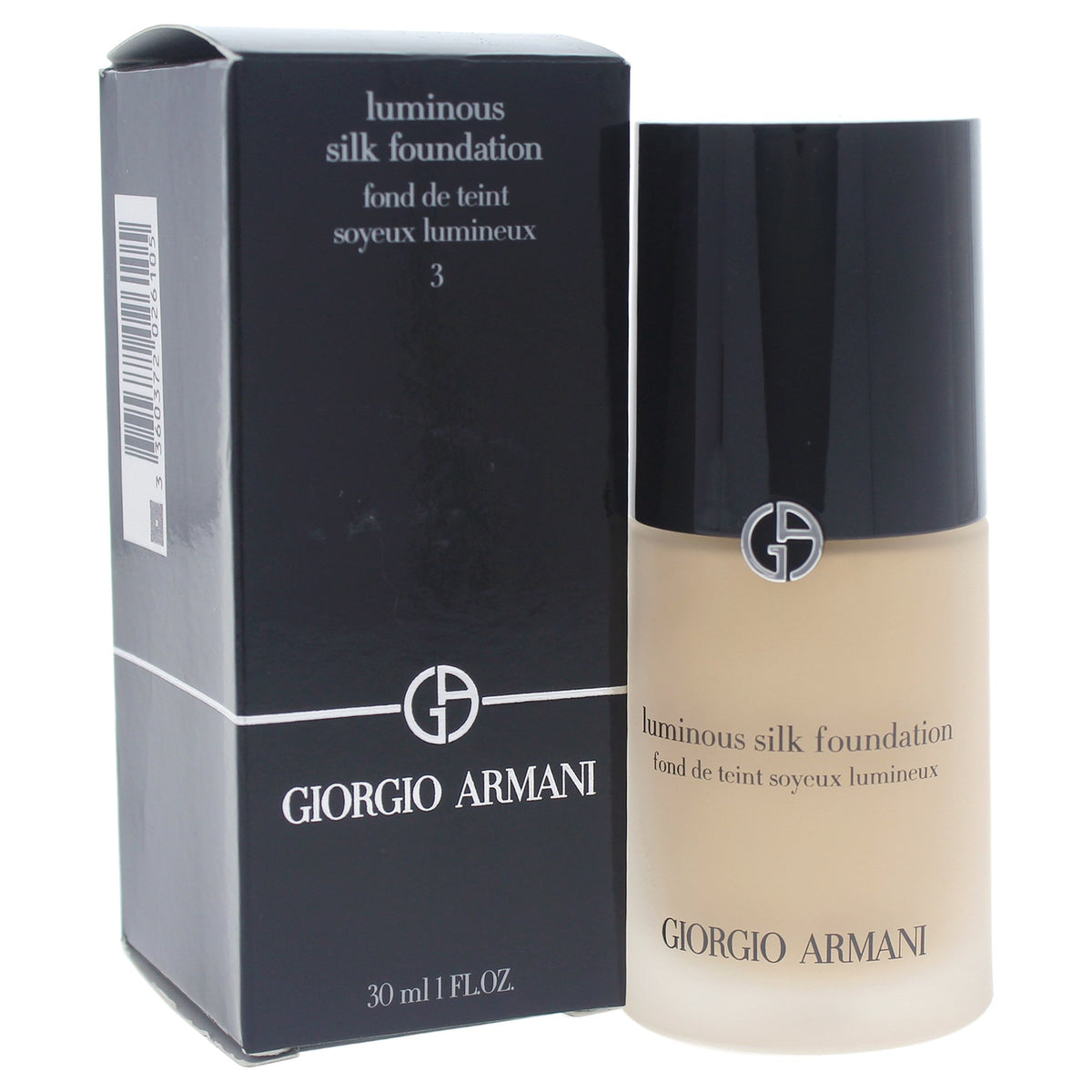 Giorgio Armani Luminous Silk Foundation No. 3 Light/Warm 1 Ounce - Flawless Finish