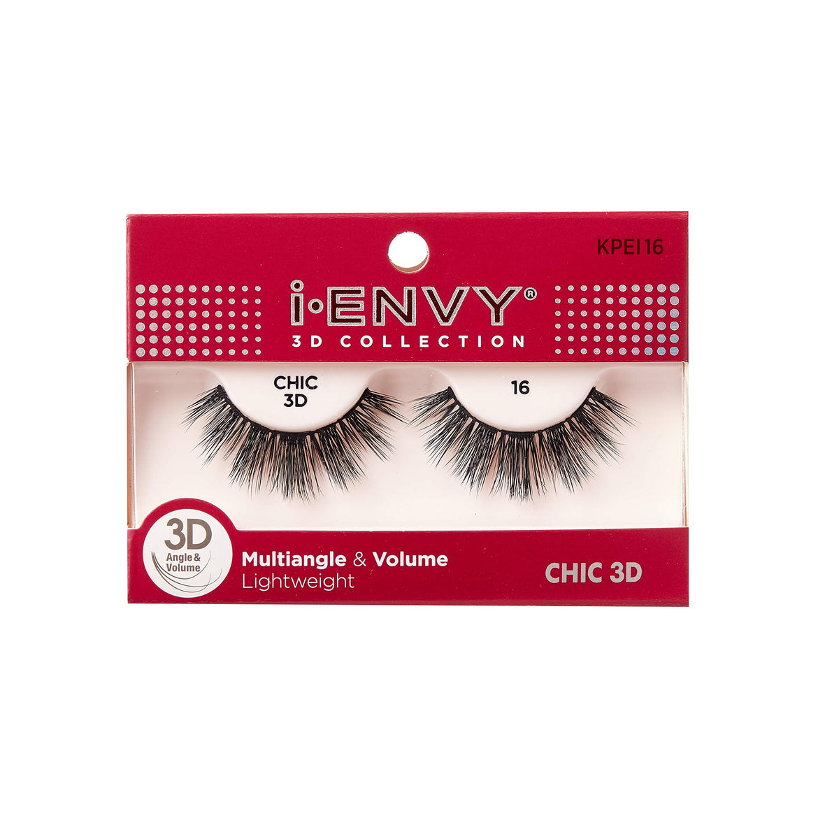 I•Envy 2 Pairs 3D Glam False Eyelashes - Multi-Angle & Volume Lashes, High Quality Fiber