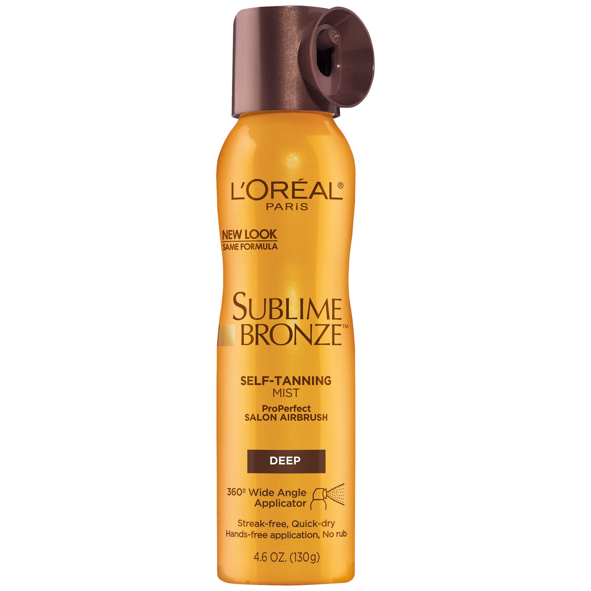 L'Oreal Paris Sublime Bronze Self Tanning Mist - Deep Natural Tan, 4.6 Oz Spray Tan