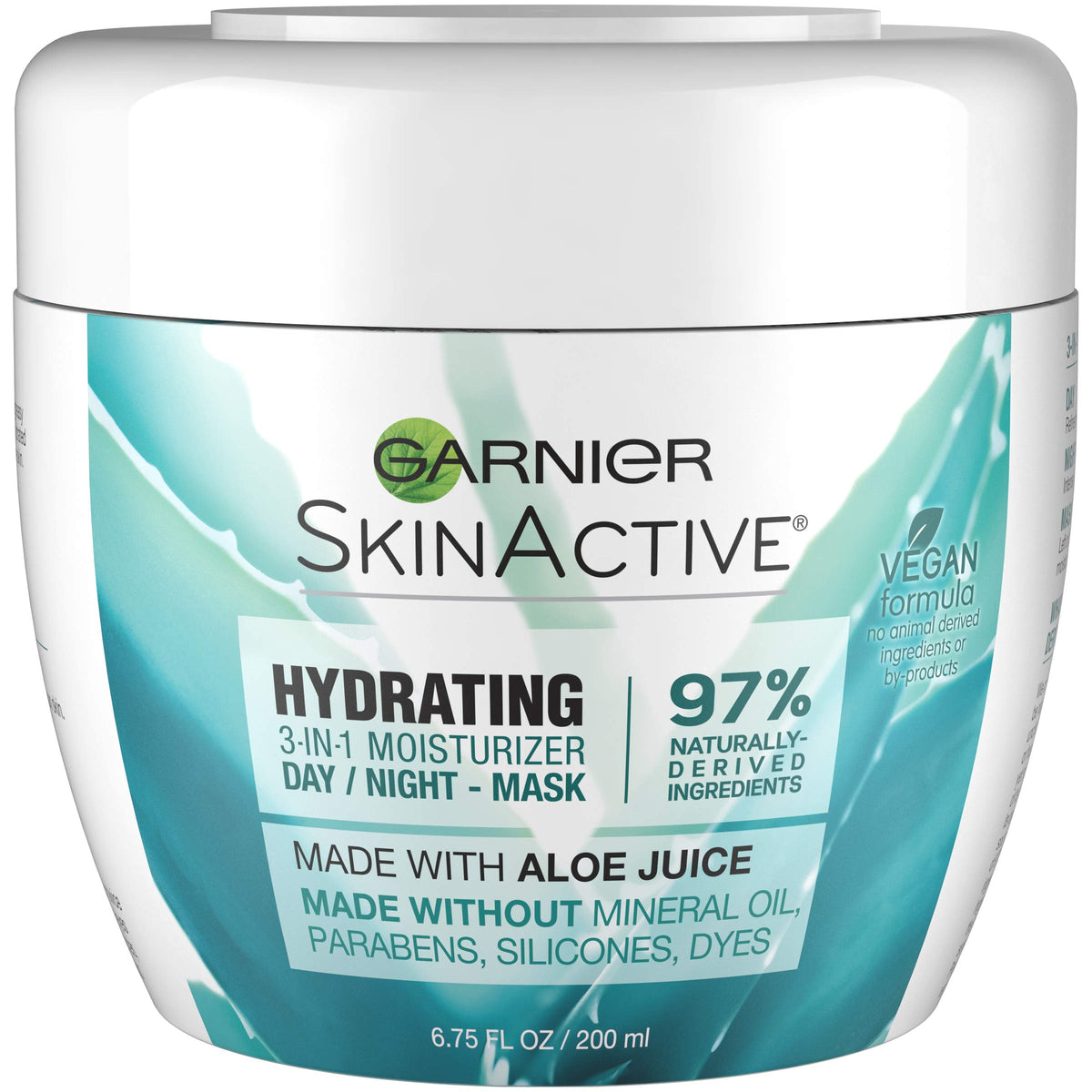 Garnier Skinactive 3-In-1 Face Moisturizer With Aloe For Dry Skin, 6.75 Fl. Oz.