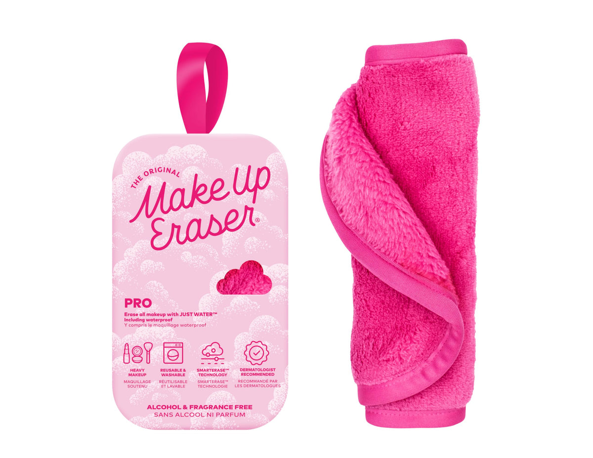 MakeUp Eraser Original Pink - Erase All Makeup with Water, Waterproof Mascara & More, 1 Count