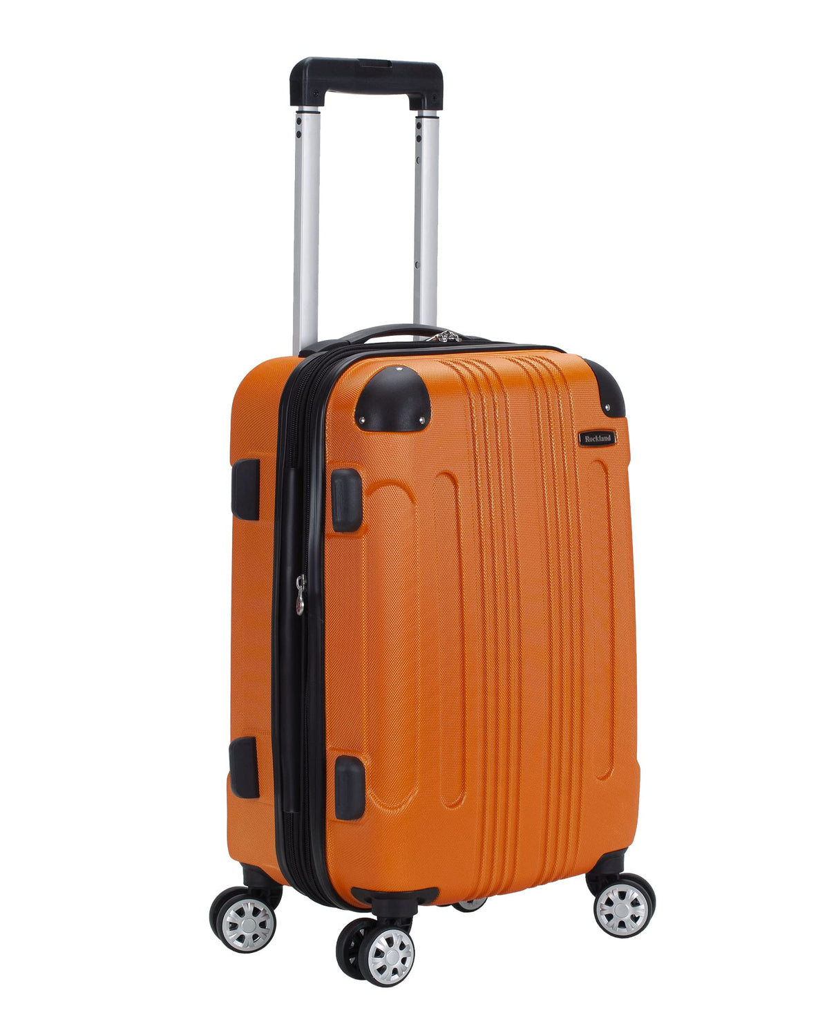 Rockland Orange Hardside Spinner Luggage Set - 3-Piece (20/24/28) - Durable ABS Material