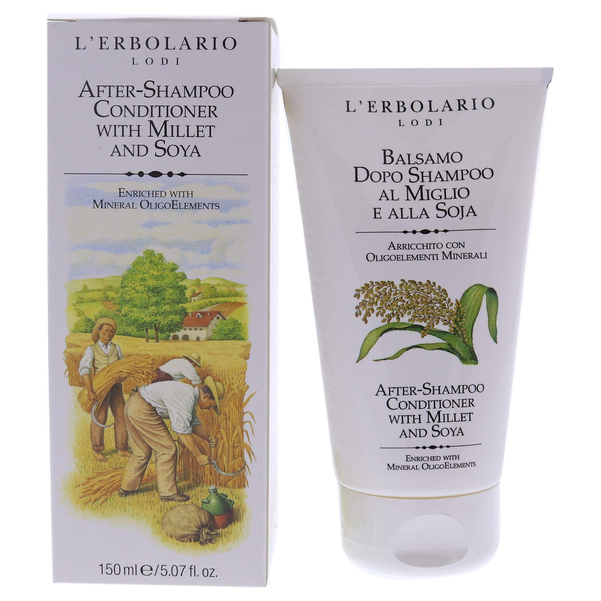 L'Erbolario After-Shampoo Conditioner, 5.07 Oz - Nourishing, Creamy Formula For Damaged Hair