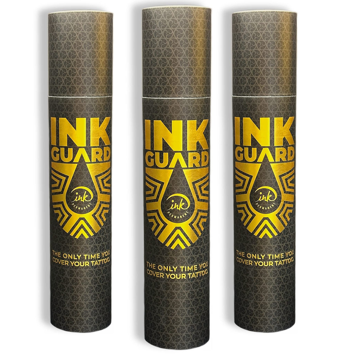 Ink Permanent 3 Pack Tattoo Aftercare Bandage, Waterproof 10&quot; X 6' Adhesive Skin Protection