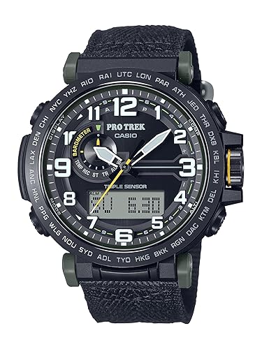 Casio Pro Trek Prg601Yb Green Watch | 100M Wr, Solar Power, Compass, Altimeter, Stopwatch