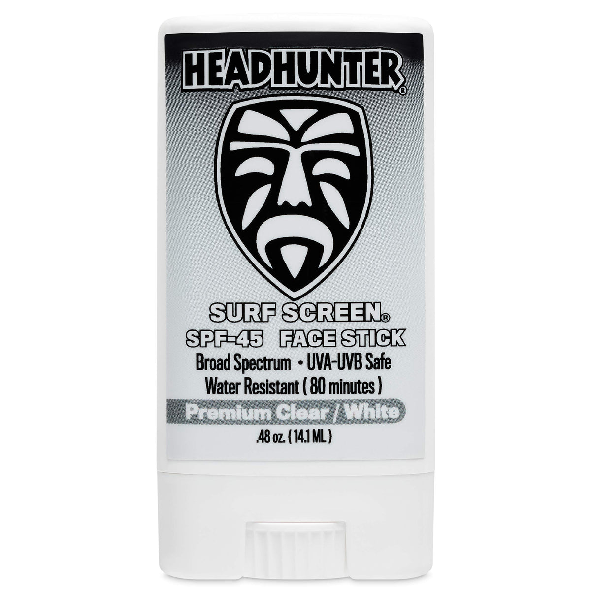 Headhunter Spf 45 Sunscreen Face Stick - Waterproof, Water-Resistant, Ultra-Sport Protection