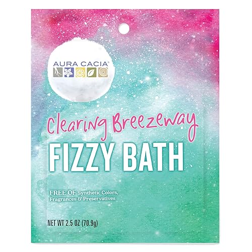 Aura Cacia Fizzy Bath, Clearing Breezeway, Gc/Ms Tested, 2.5 Oz By Frontier Co-Op