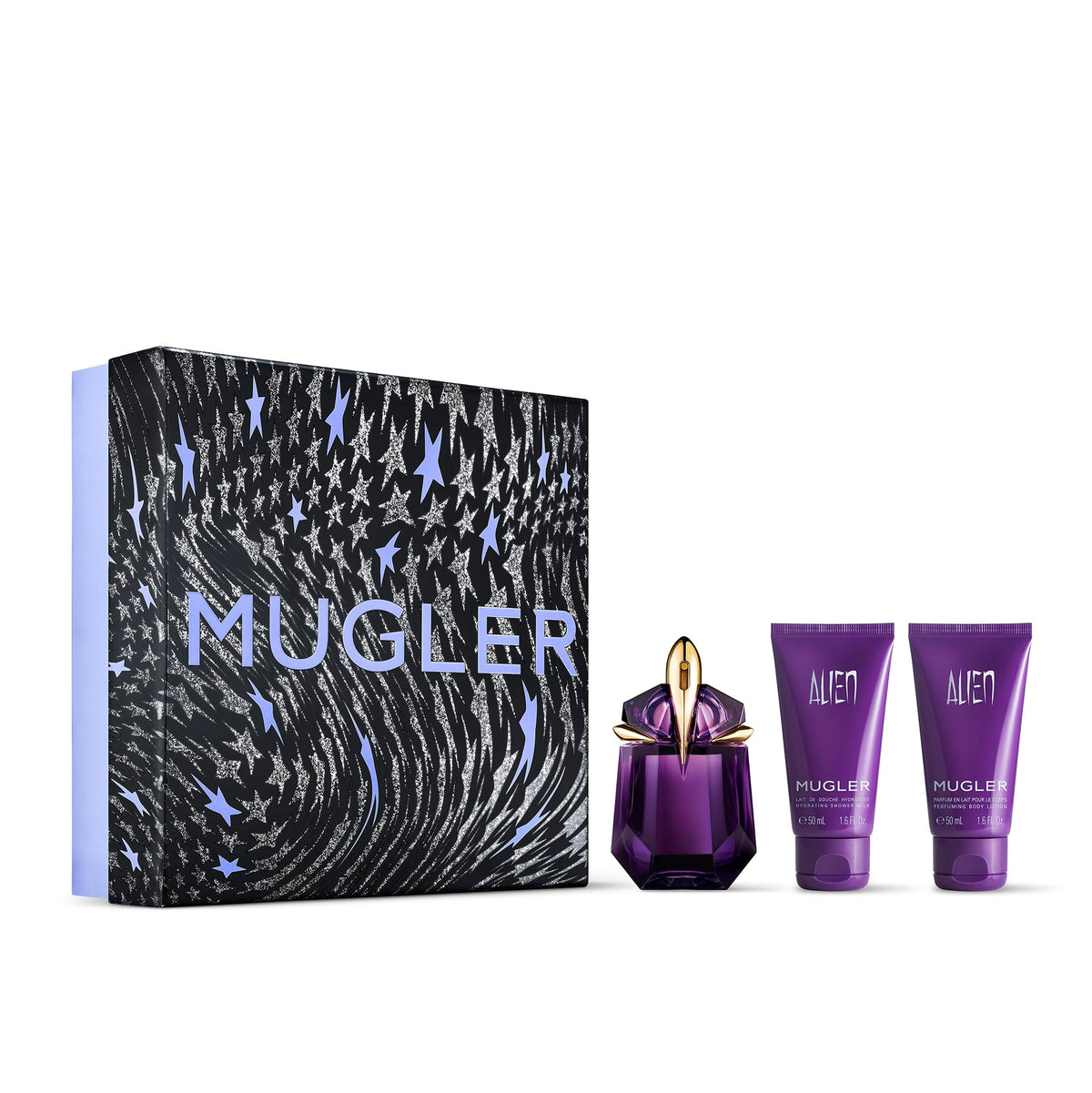 Mugler Alien Eau De Parfum Women’S Fragrance Set - Floral, Woody, Long Lasting, 3 Pieces