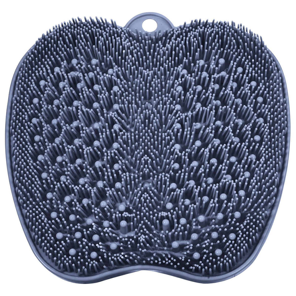 Beskar Navy Blue Shower Foot Scrubber Mat With Suction Cups - Foot Spa Exfoliating Brush