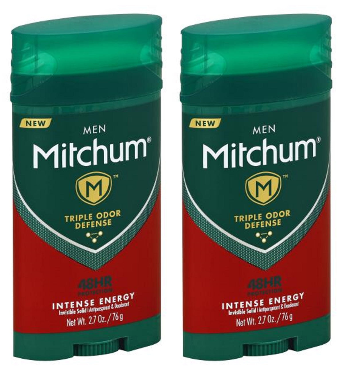 Mitchum Antiperspirant & Deodorant For Men, Invisible Solid, Intense Energy, 2.7 Oz, 