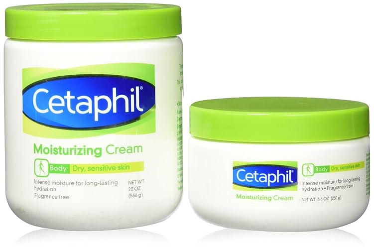 Cetaphil Cream 2 Pack - 20 Oz & 8.8 Oz, Total 28.8 Oz - Premium Moistur