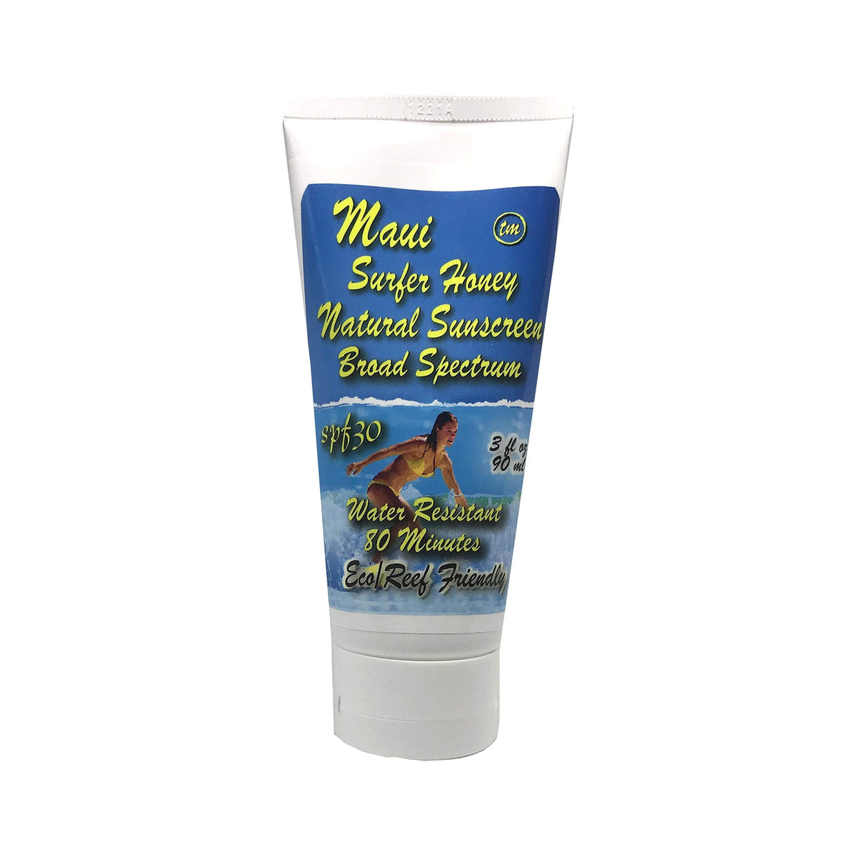 Bolydoom Maui Surfer Honey Sunscreen Lotion Spf 30, All Natural, Reef Safe, 3 Fl Oz