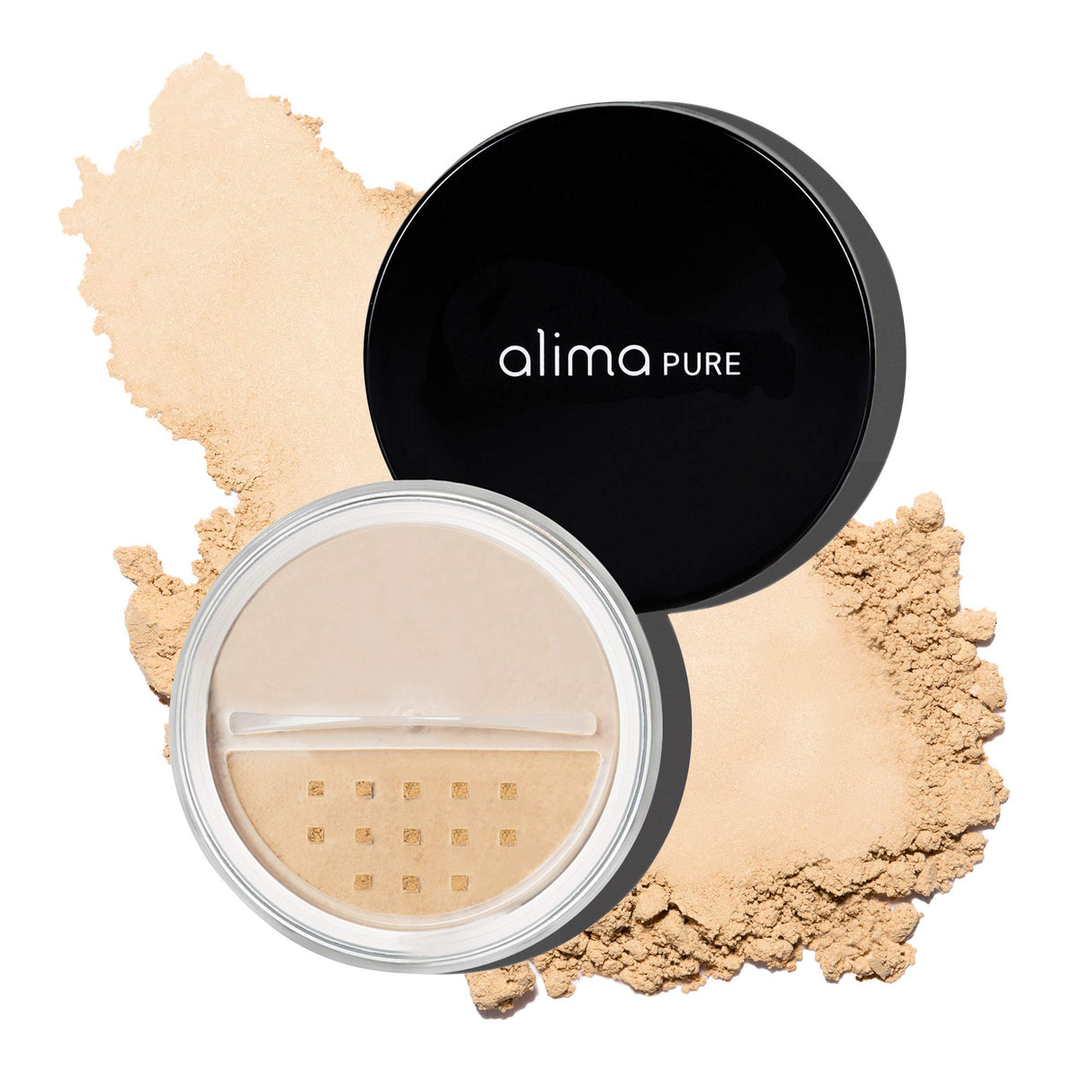 Alima Pure Matte Foundation Loose Powder, Oil-Free, Full Coverage, Beige 3, 0.16 Oz