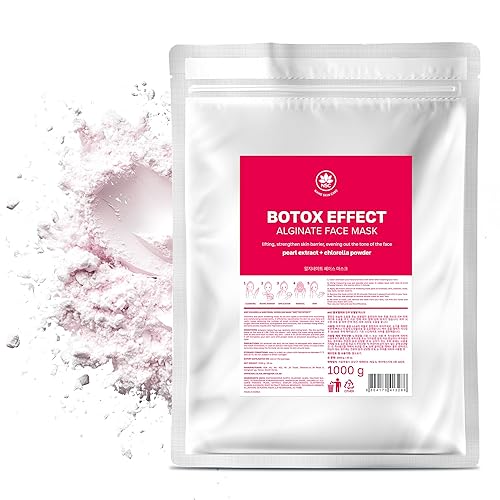 Nsc Alginate Powder Face Mask With Chlorella & Pearl Extract - Hydrating Peel Off Spa Kit 2.2Lb