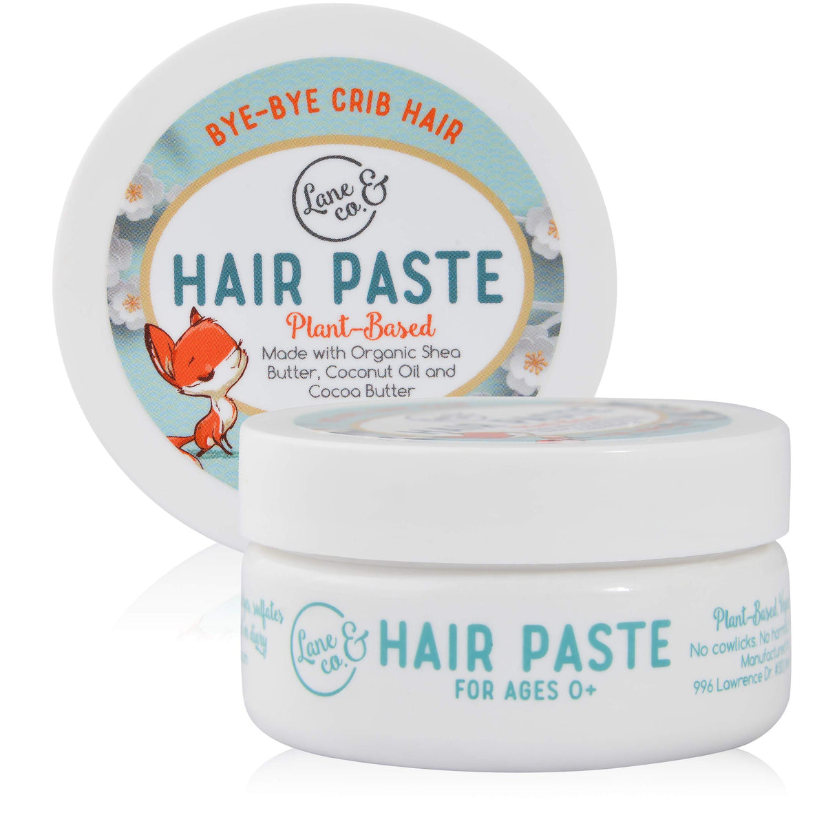 Lane & Co. Hair Paste - Plant-Based Hair Styling For Kids, Safe & Non-Sticky, 2Oz