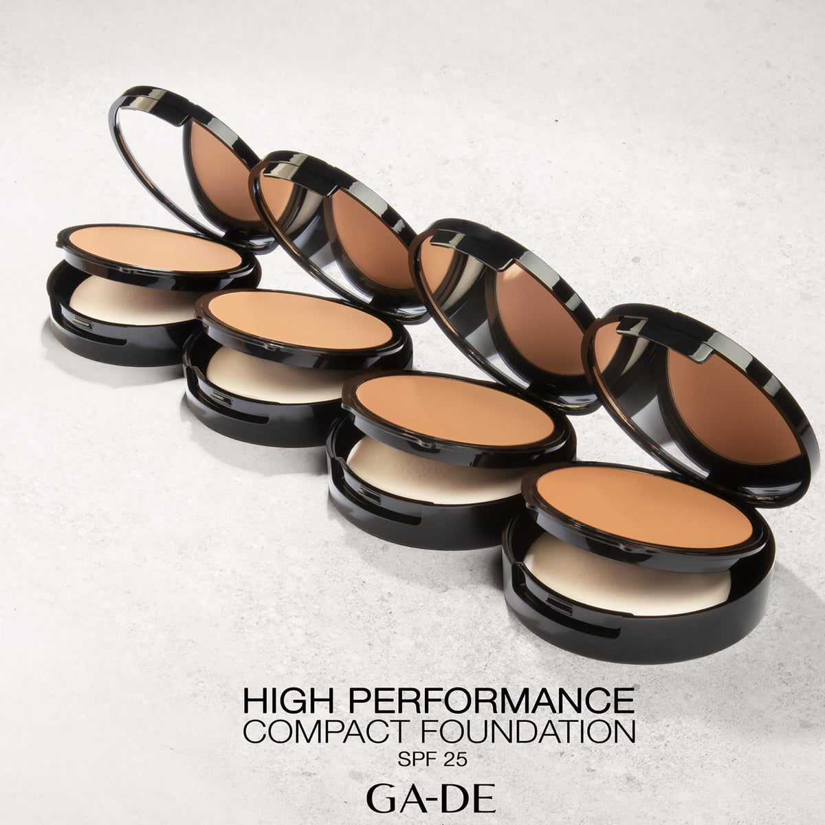 GA-DE Compact Foundation 1 - SPF, Lightweight Full Coverage Powder, Natural, 0.4 oz