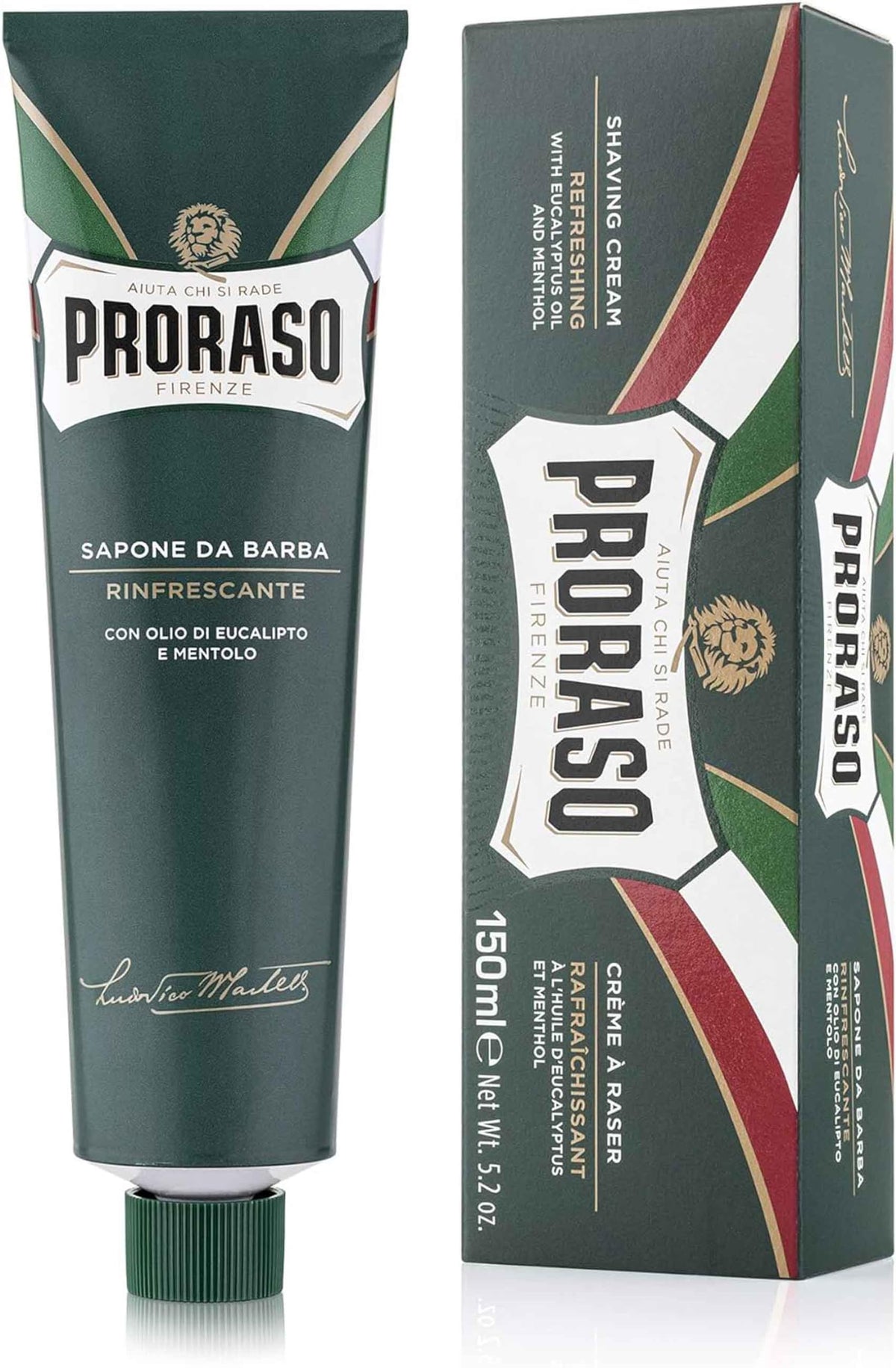 Proraso Refreshing Shaving Cream For Men - 1 Count, Moisturizing And Soothing Formula