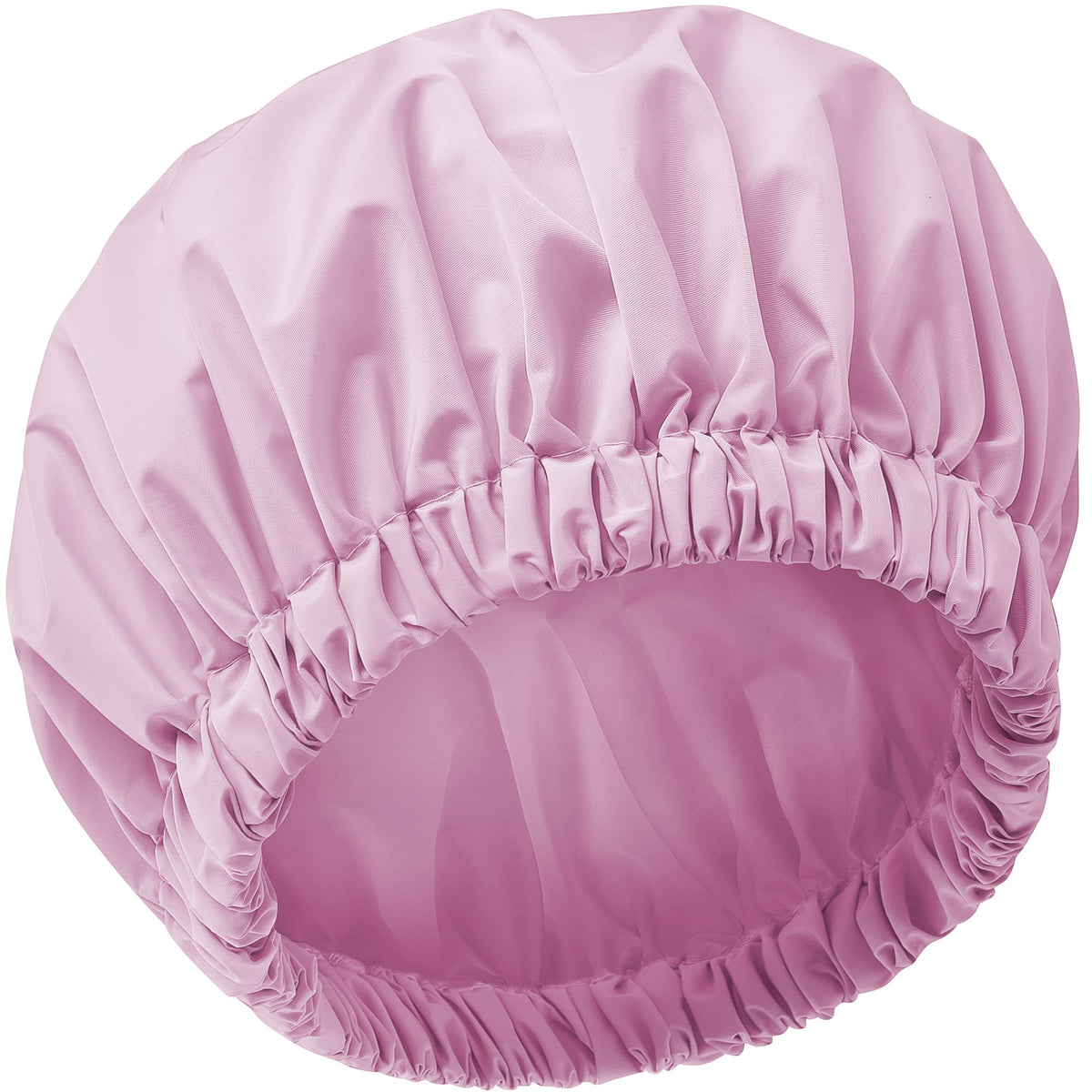 Edoneery Reusable Waterproof Shower Caps For Women - Purple, One Size