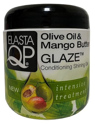 Elasta Qp Glaze Conditioning Shining Gel - 6 Oz Each, Pack Of 4 For Healthy Hair Shine