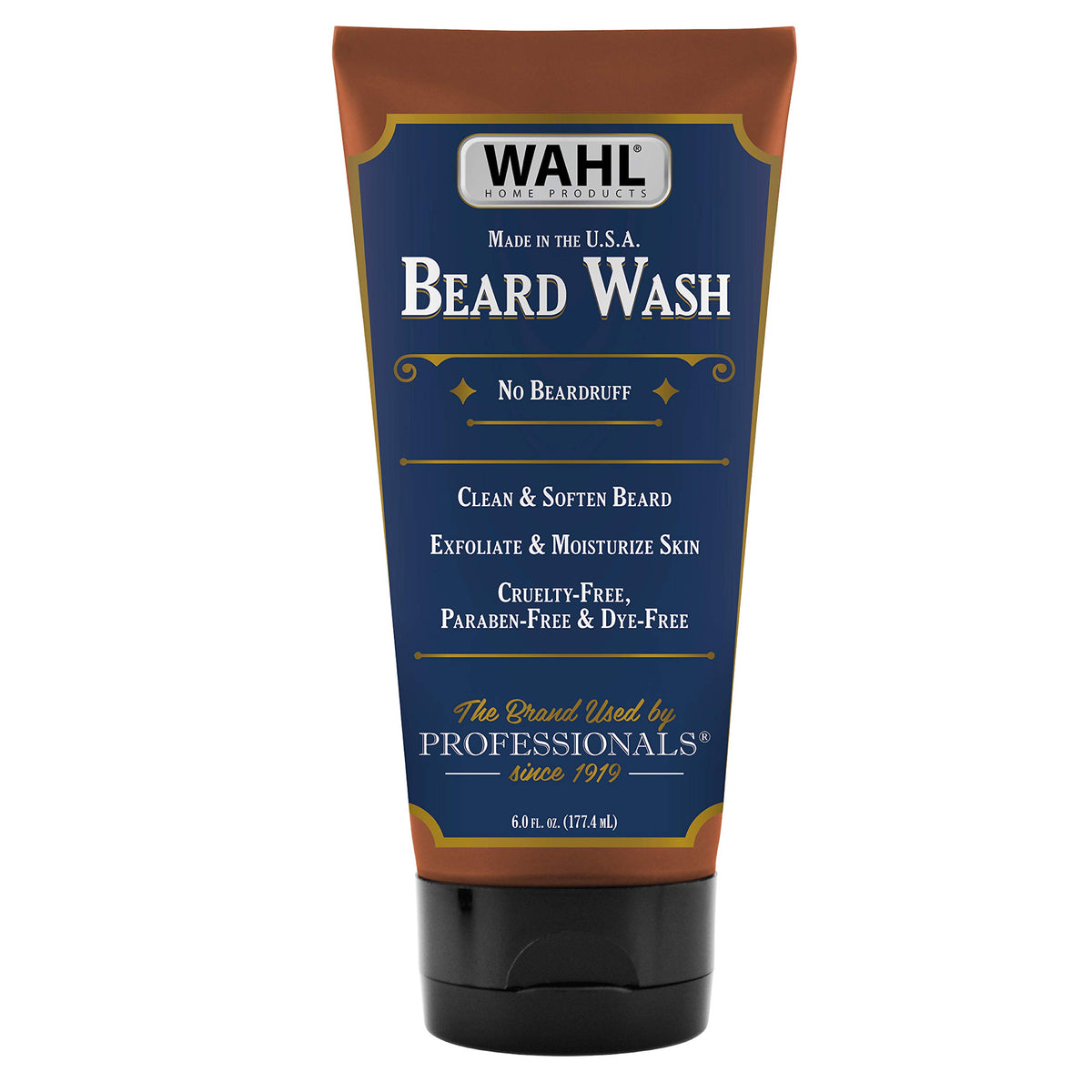 Wahl Beard Wash Exfoliator With Essential Oils – Manuka, Clove & Moringa Oil, 6 Fl Oz