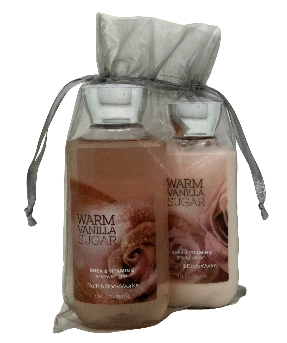 Bath & Body Works Warm Vanilla Sugar Gift Set - Shower Gel & Body Lotion Bundle