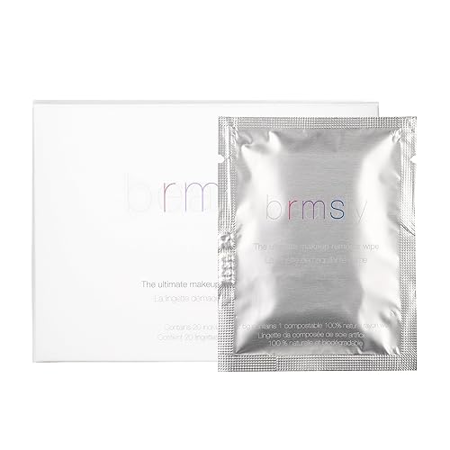 RMS Beauty Organic Coconut Oil Makeup Remover Wipes - 20 Count Face & Eye Makeup Remover