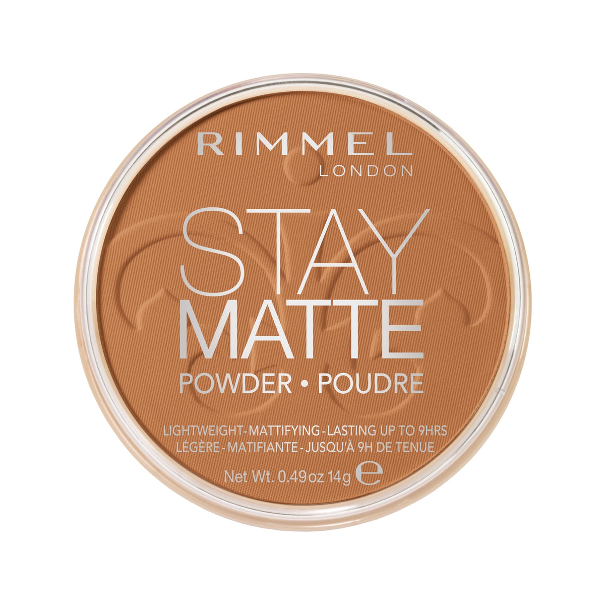 Rimmel Stay Matte Pressed Powder, 031 Pecan, Lightweight, High Coverage, Shine Control, 0.49Oz