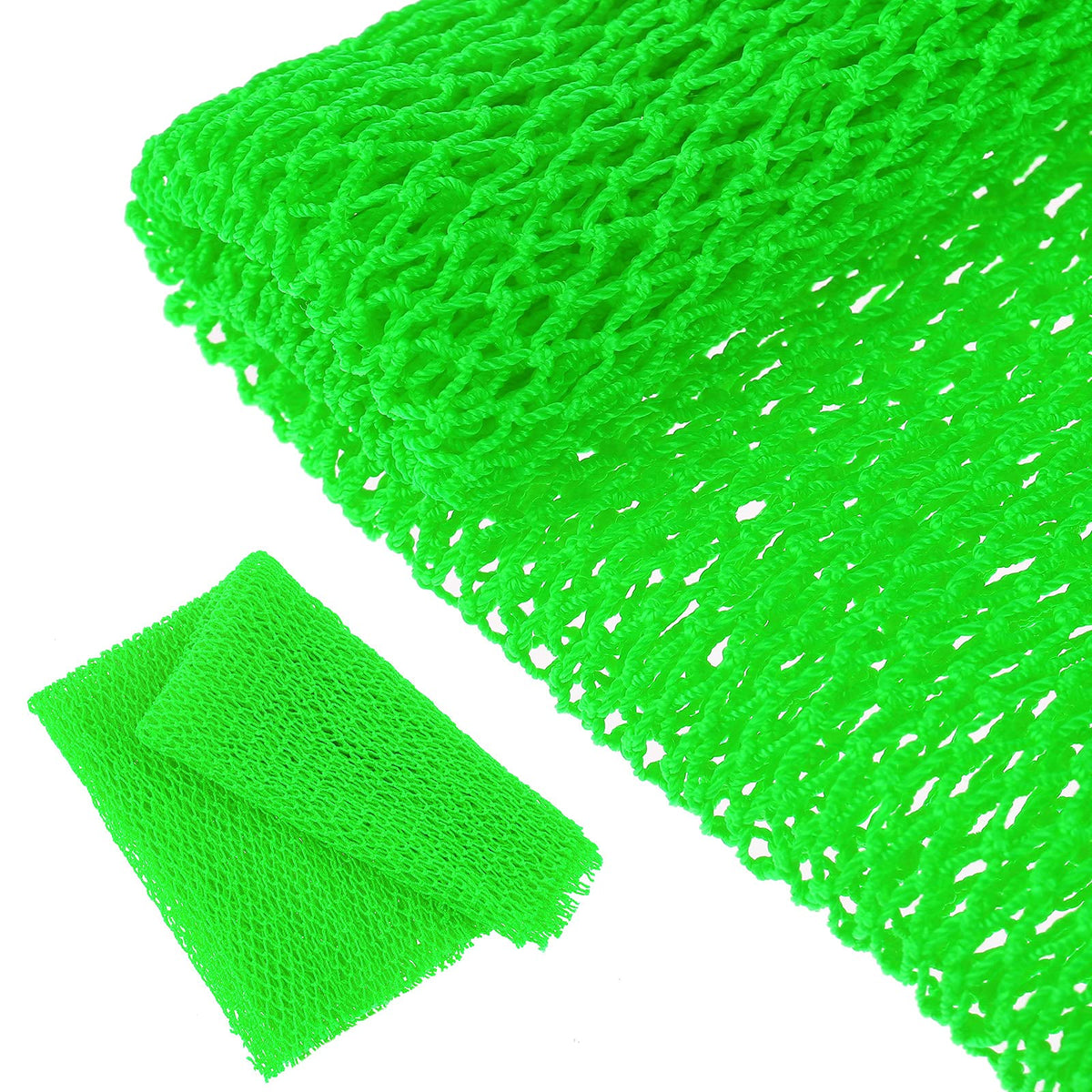 Geiserailie Green Long Bathing Net Sponge - Nylon Body Scrubber For Daily Use Or Gifts