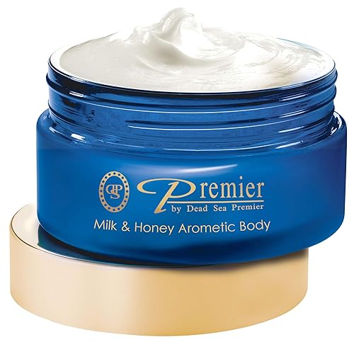 Premier Dead Sea Milk & Honey Body Butter - Hydrating, Moisturizing, Anti-Aging, 5.95 Fl. Oz