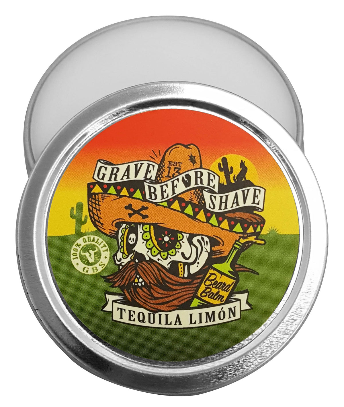 Grave Before Shave™ Tequila Limon Beard Balm - 2Oz Moisturizing & Conditioning Formula